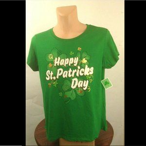 ST. PAT'S FLOWERS Tee Size 3X (22W-24W)